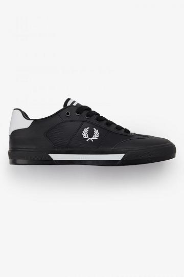 Fred Perry Clay Miesten Kengät Mustat | FI 1931RVDW